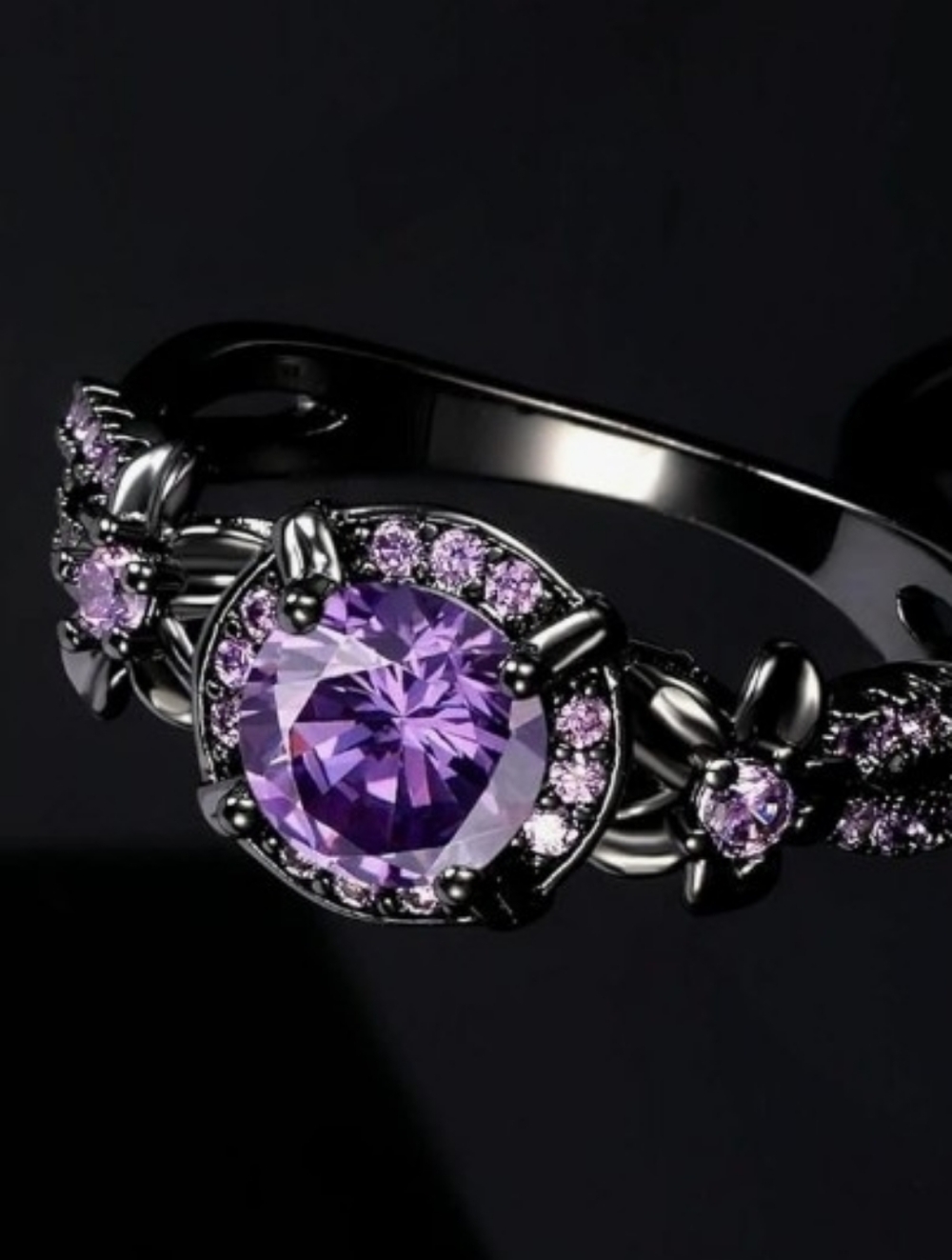 Mystic Topaz Halo Solitaire Ring